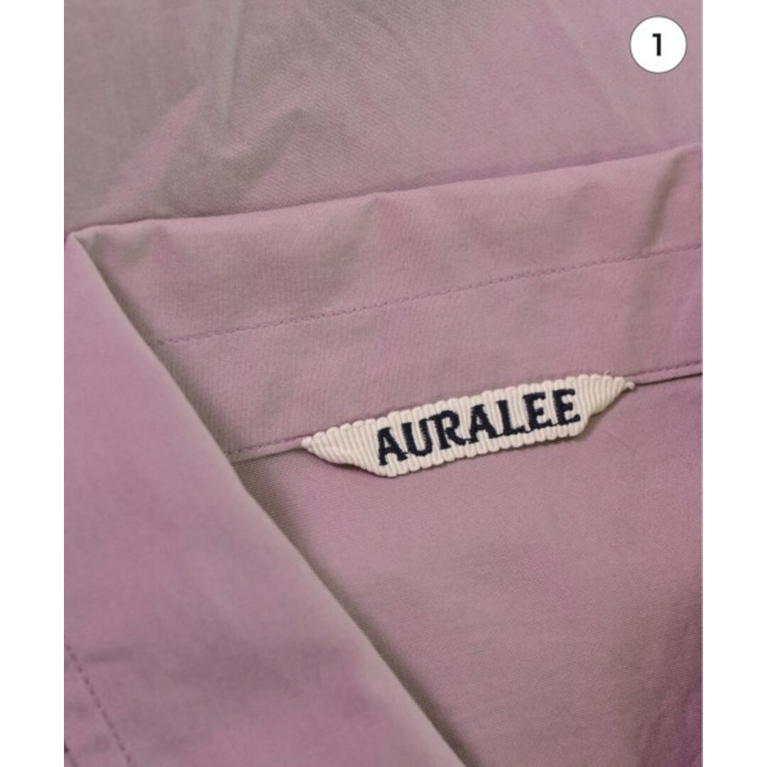 AURALEE(オーラリー)のAURALEE オーラリー カジュアルシャツ 4(M位) ピンク 【古着】【中古】 メンズのトップス(シャツ)の商品写真