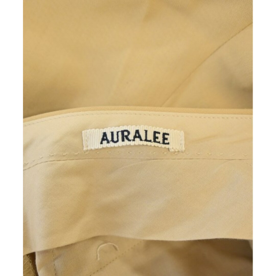 古着 日本製 AURALEE ワイドシルエット スウェット 山吹色 L-