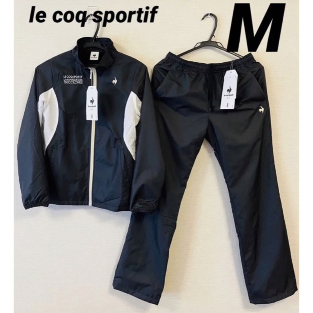 le coq sportif ルコックスポルティフ　ゴルフウエア　ジャケット　黒