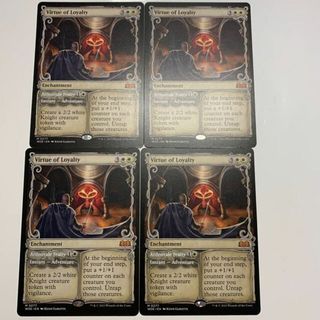 MTG 忠義の徳目 ショーケース 英語版 foil 4枚-