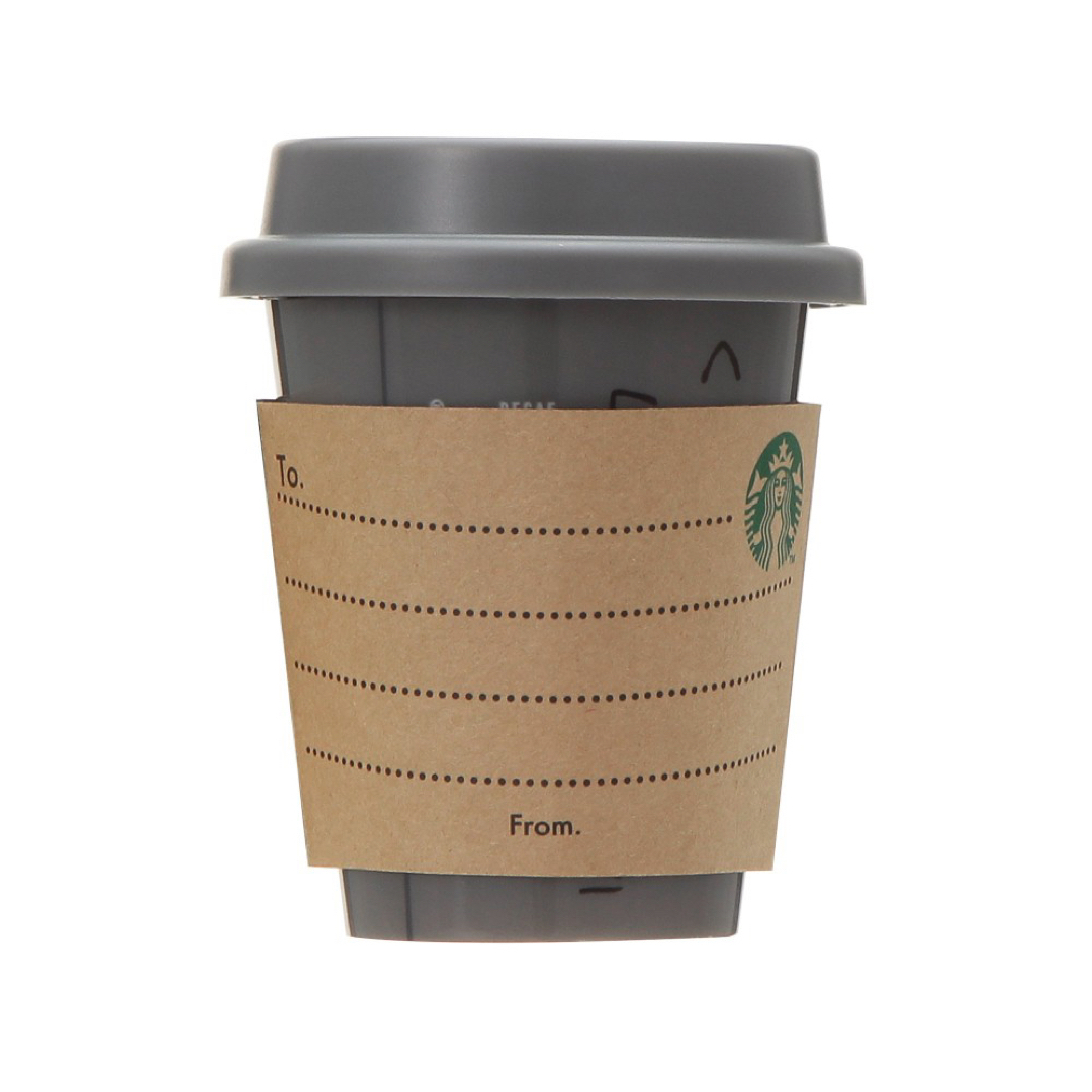 Starbucks Coffee(スターバックスコーヒー)のスターバックス　ハロウィン2023スターバックスミニカップギフトキャット　スタバ インテリア/住まい/日用品のインテリア小物(小物入れ)の商品写真