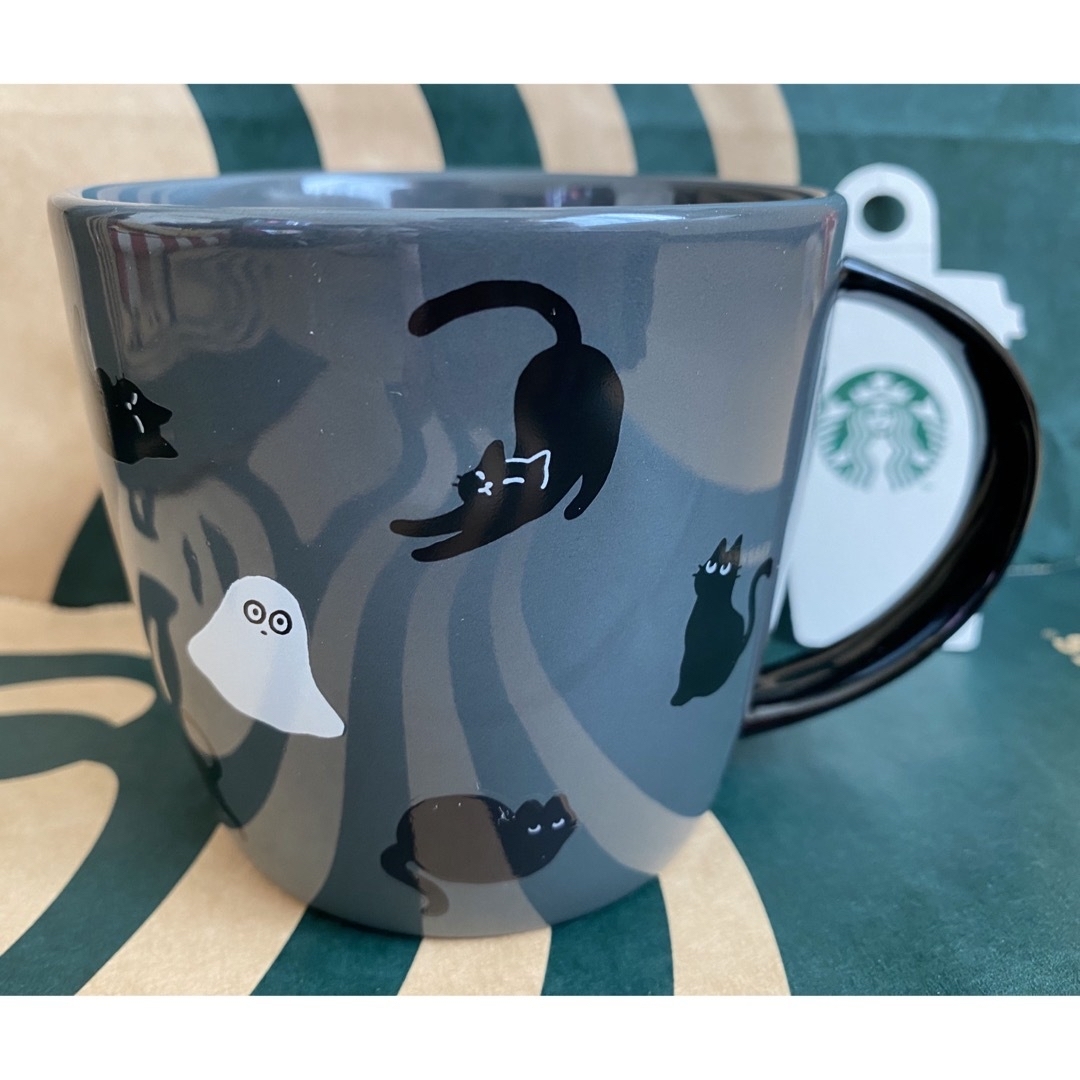 スターバックス ハロウィン2023 カラーチェンジングマグキャット355ml