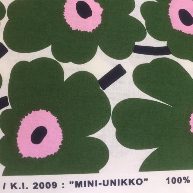 marimekko - マリメッコ生地、人気のミニウニッコ柄の新色、145cm×50cmの通販 by ヨーロッパ雑貨専門インポート's shop｜マリメッコならラクマ