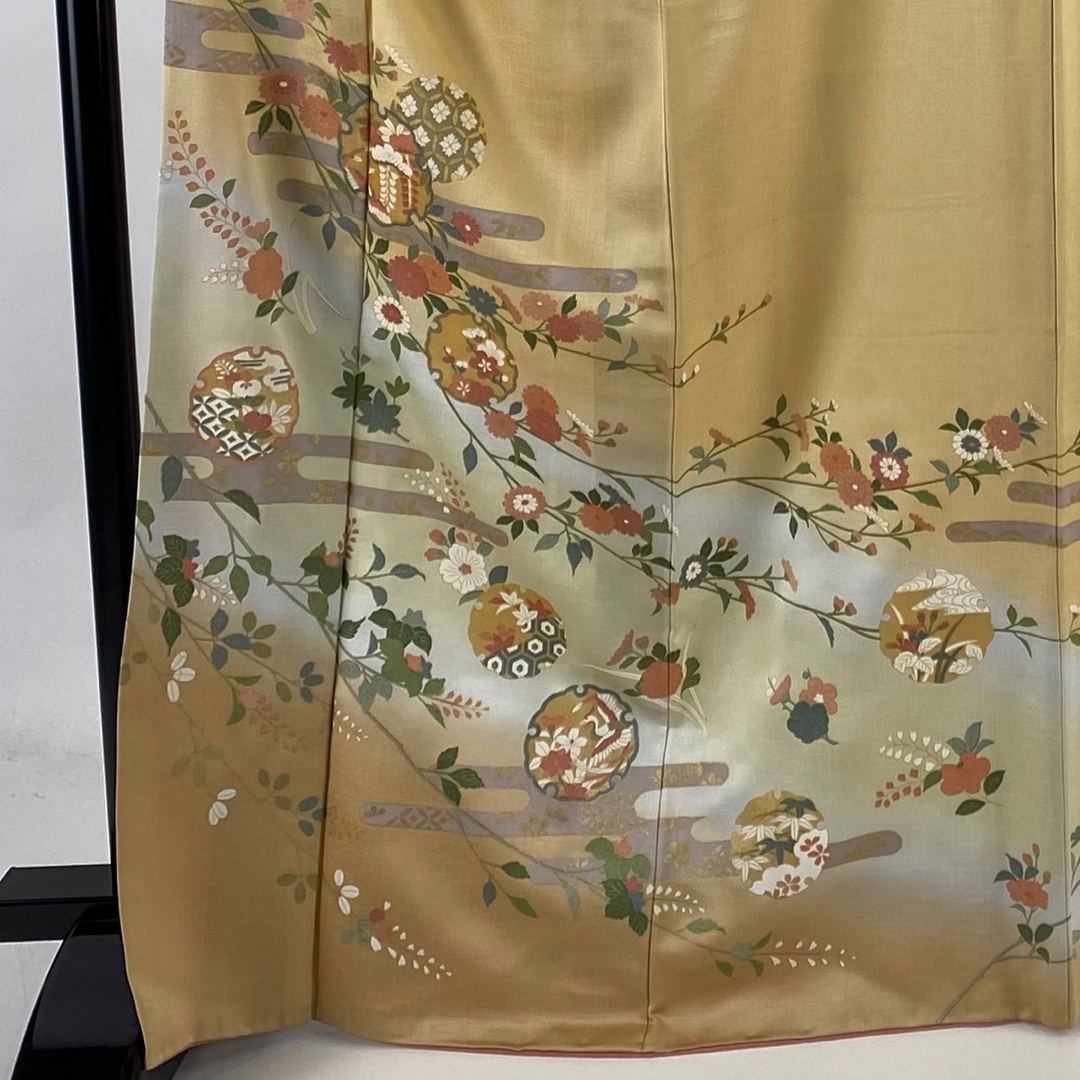 訪問着 身丈167cm 裄丈66cm 正絹 秀品-