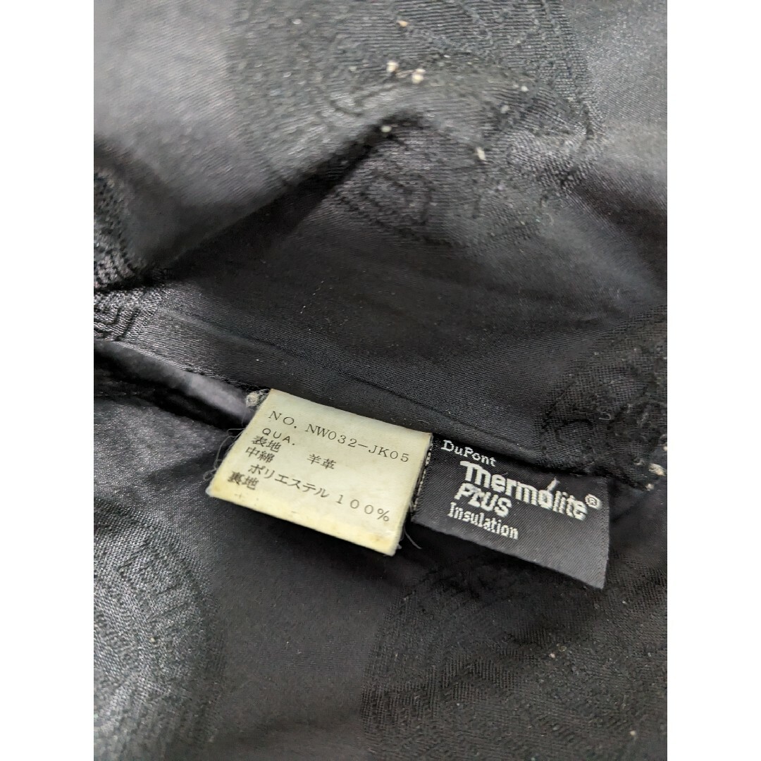 nitrow(ナイトロウ)の激レア nitrow ナイトロウ 羊革 ラムレザー キルティングジャケット メンズのジャケット/アウター(レザージャケット)の商品写真