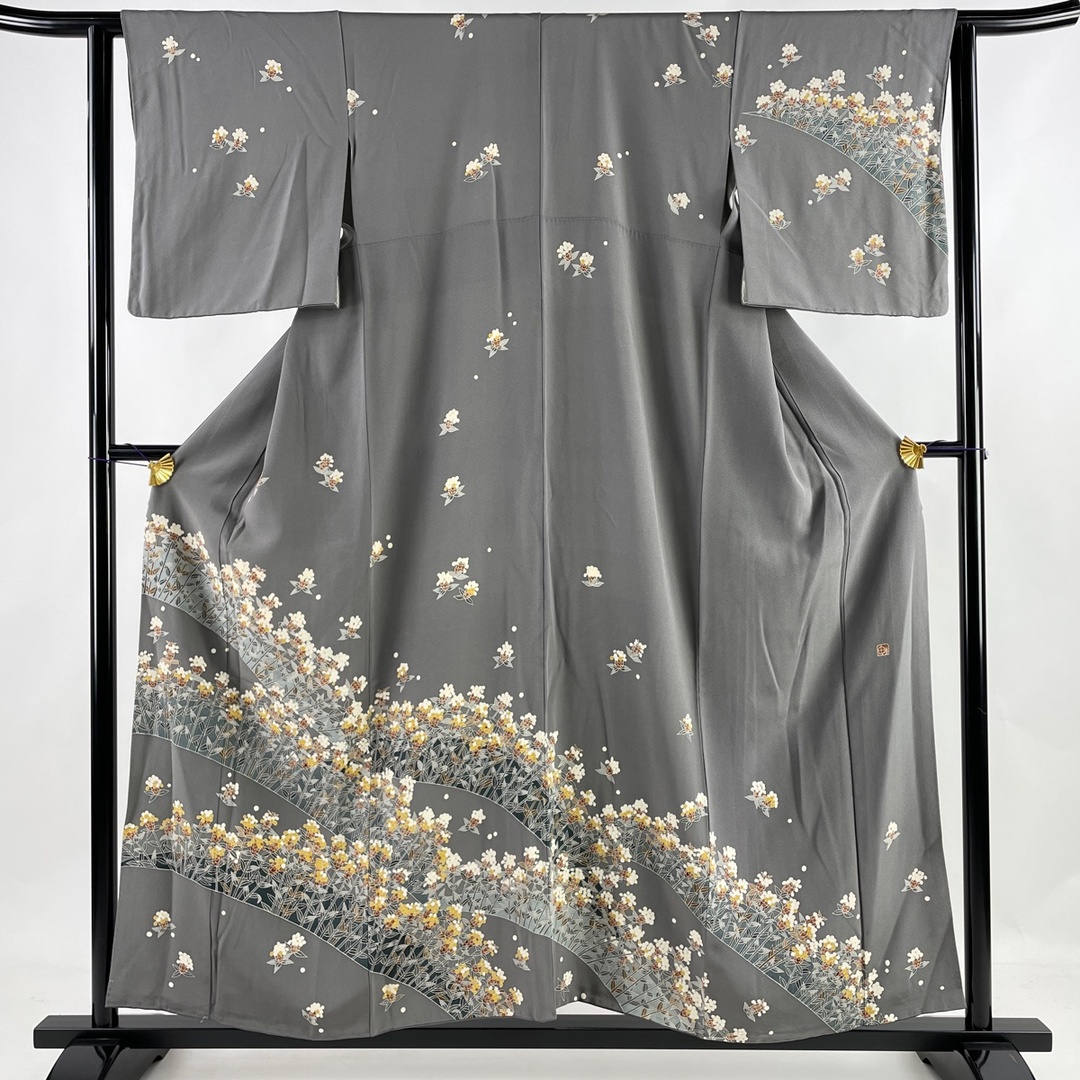 訪問着 身丈153.5cm 裄丈62.5cm 正絹 美品 逸品