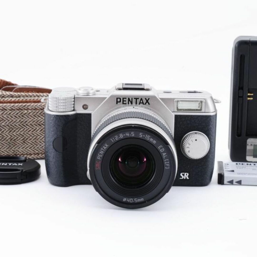 ★人気ホワイト★スマホ転送★世界最小クラス!1240万画素★PENTAX Q10