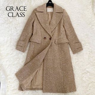 Grace Class   グレースクラス ツイードコート ファーの通販 by りえ's