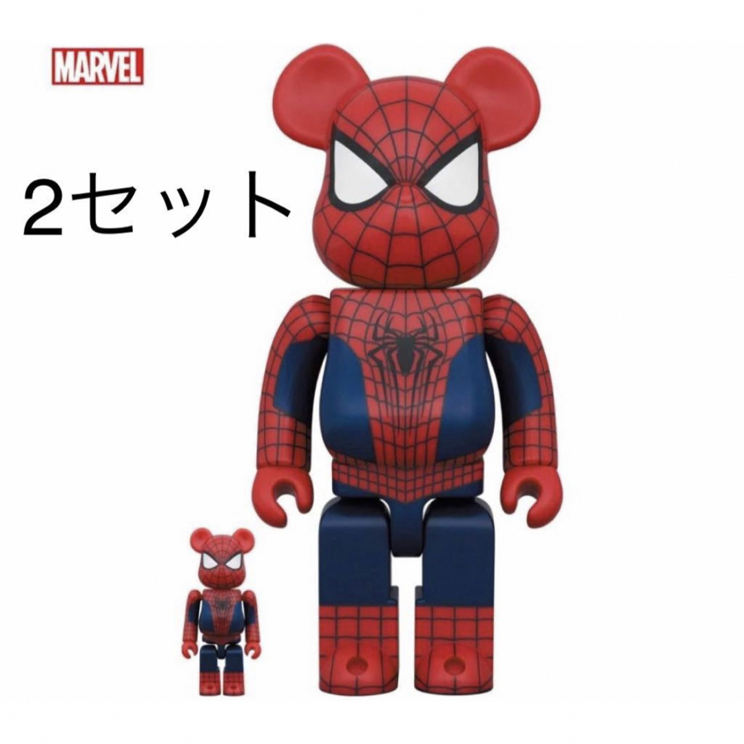 BE@RBRICK ベアブリック スパイダーマン 100% 400%