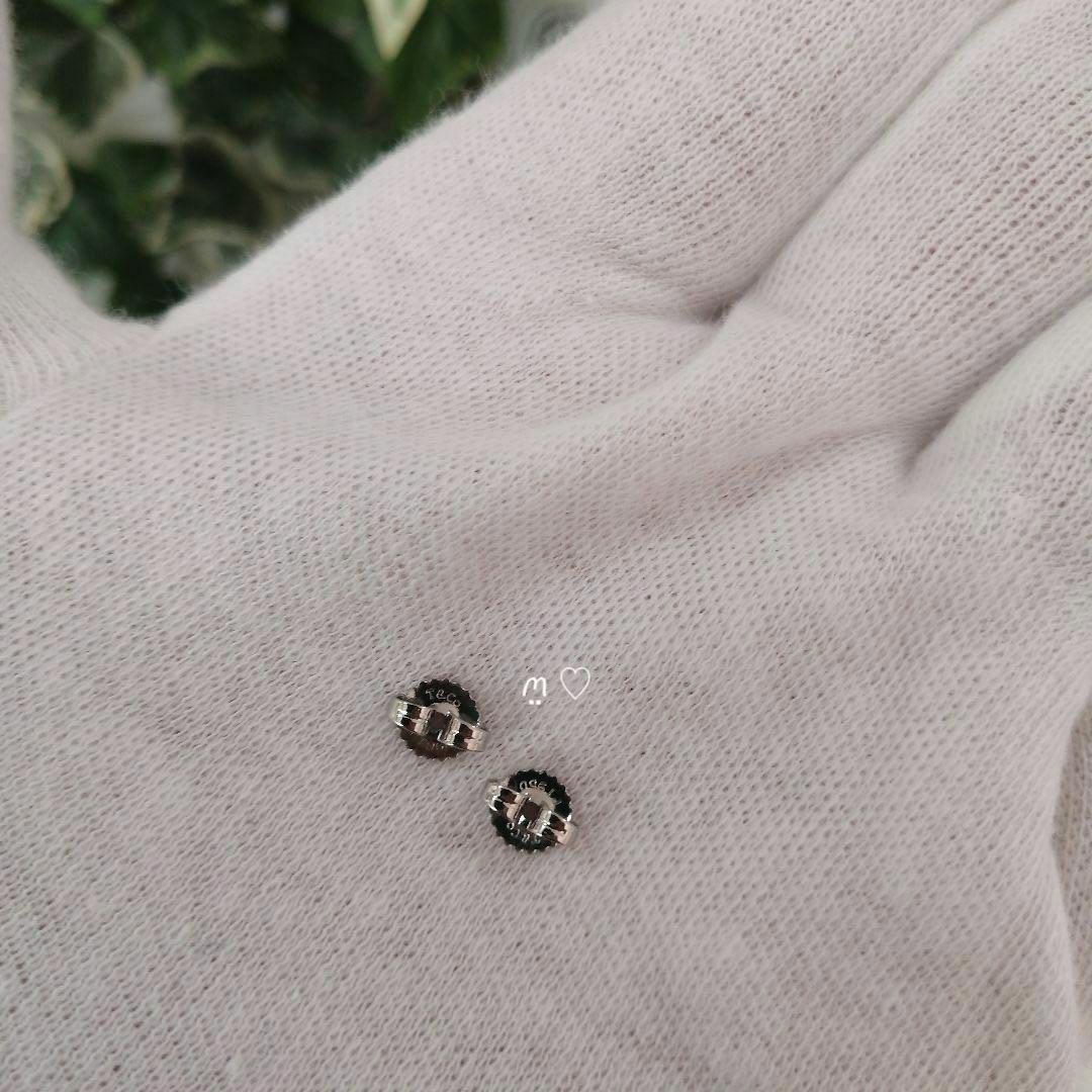 ティファニー　ソリティアダイヤモンドスタッドピアス　0.34ct　プラチナ