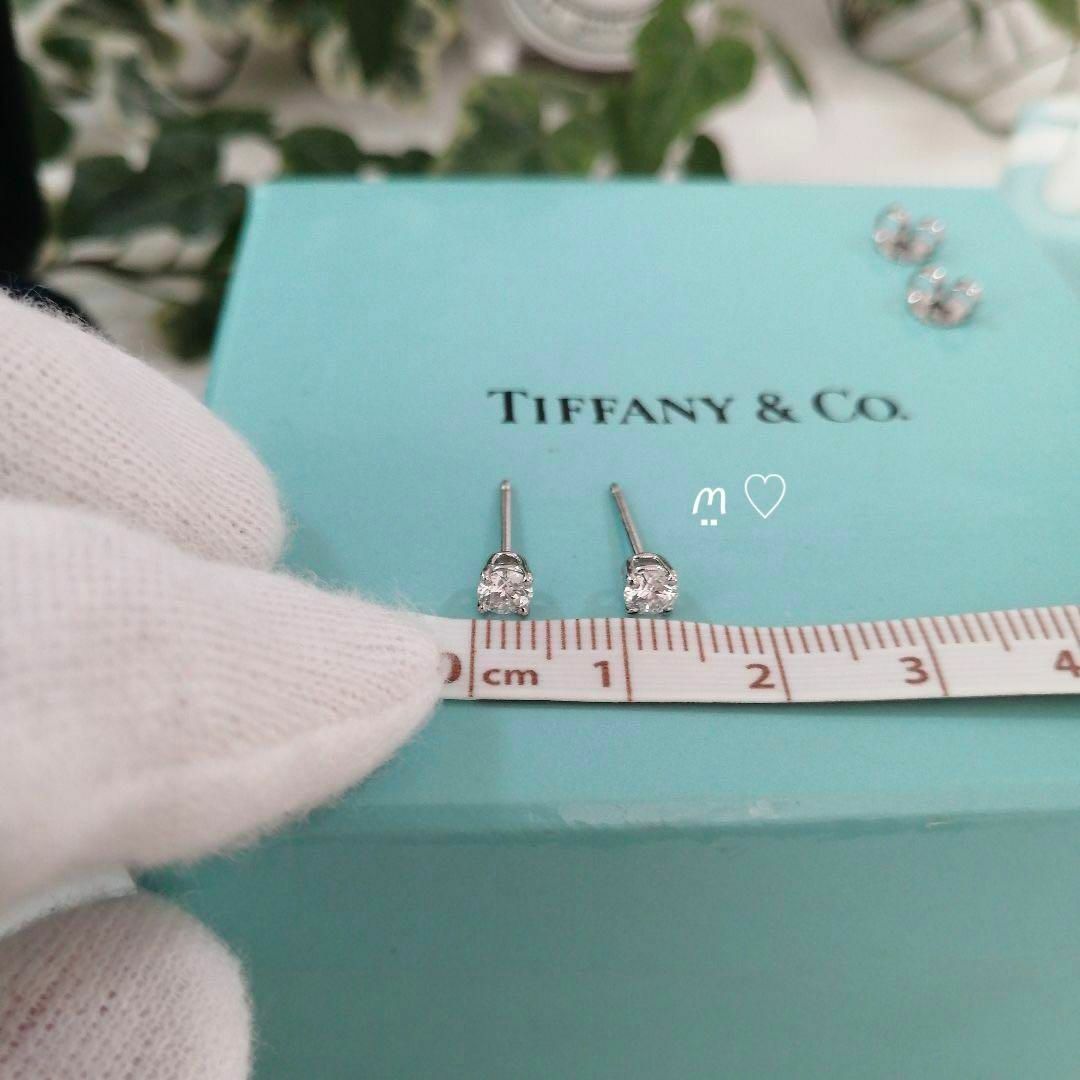 TIFFANY＆CO.　PT　ソリティアダイヤモンドスタッドピアス