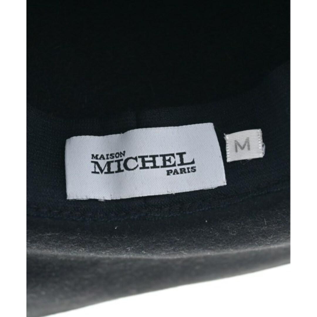 MAISON MICHEL メゾンミッシェル ハット M 黒 3