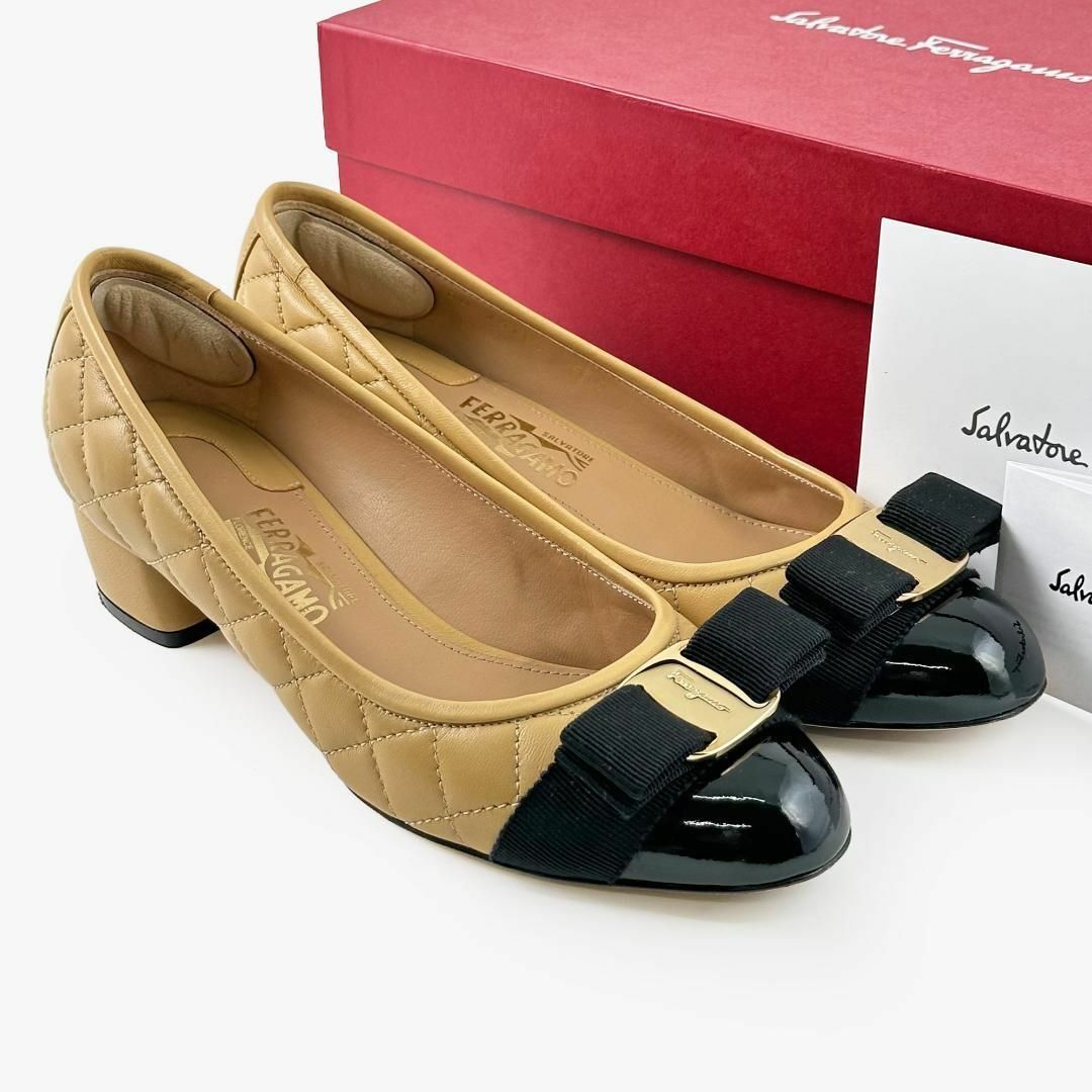 Salvatore Ferragamo - ☆美品☆フェラガモ パンプス キルティング
