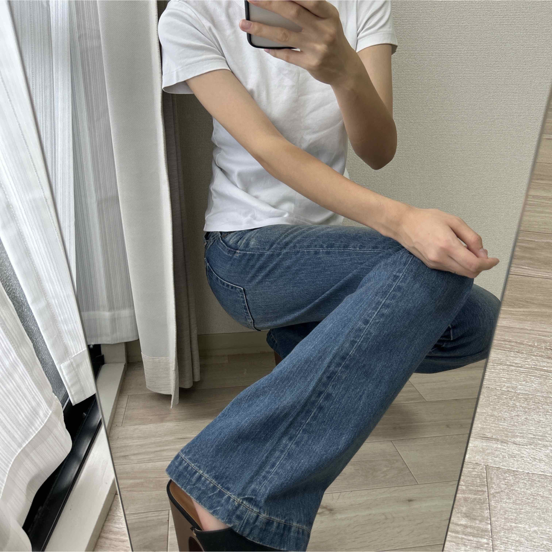 SLY - SLY フレアデニムパンツ moussy rienda resexxyの通販 by saku