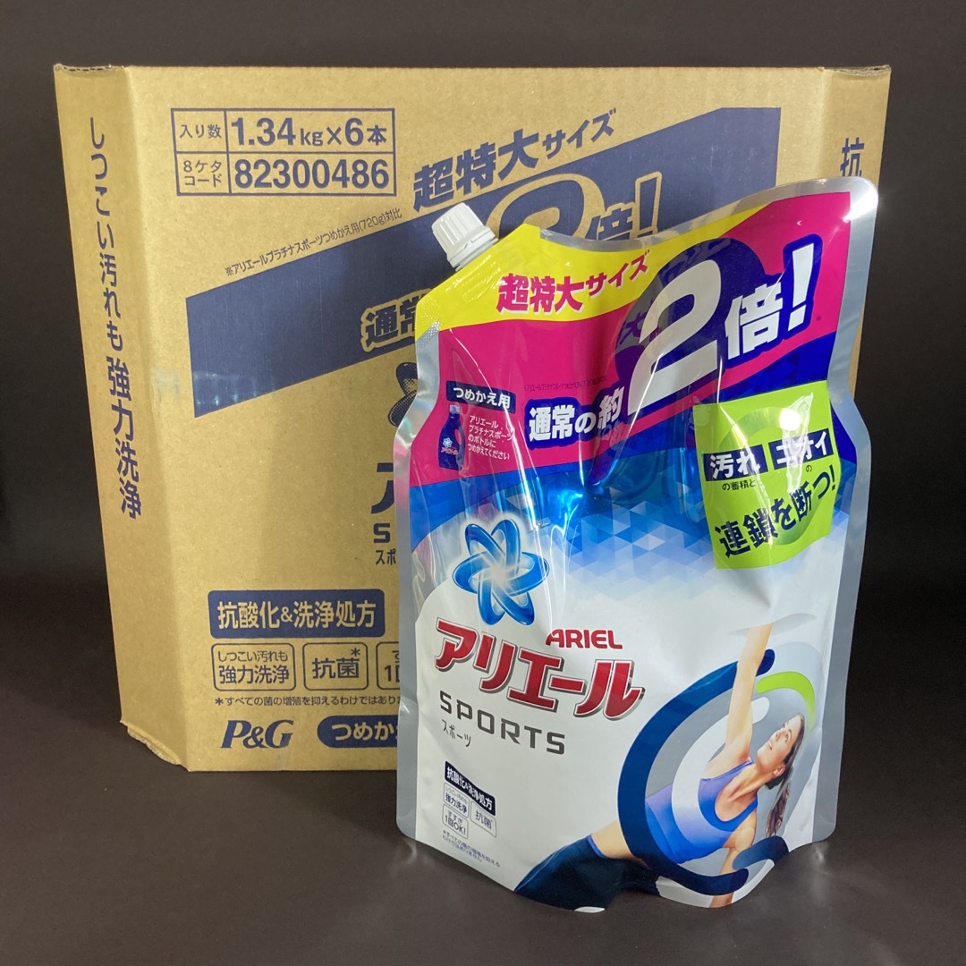P&G - アリエール スポーツ 1.34kg 6袋の通販 by LB's shop