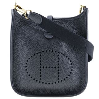 エルメス(Hermes)の【HERMES】エルメス エヴリンTPM アマゾン トリヨンクレマンス 黒/ゴールド金具 Y レディース ショルダーバッグ(ショルダーバッグ)