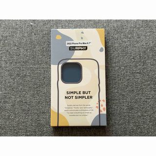 SURPHY iPhone14 pro max用ケース シリコン,フィルム付き (iPhoneケース)