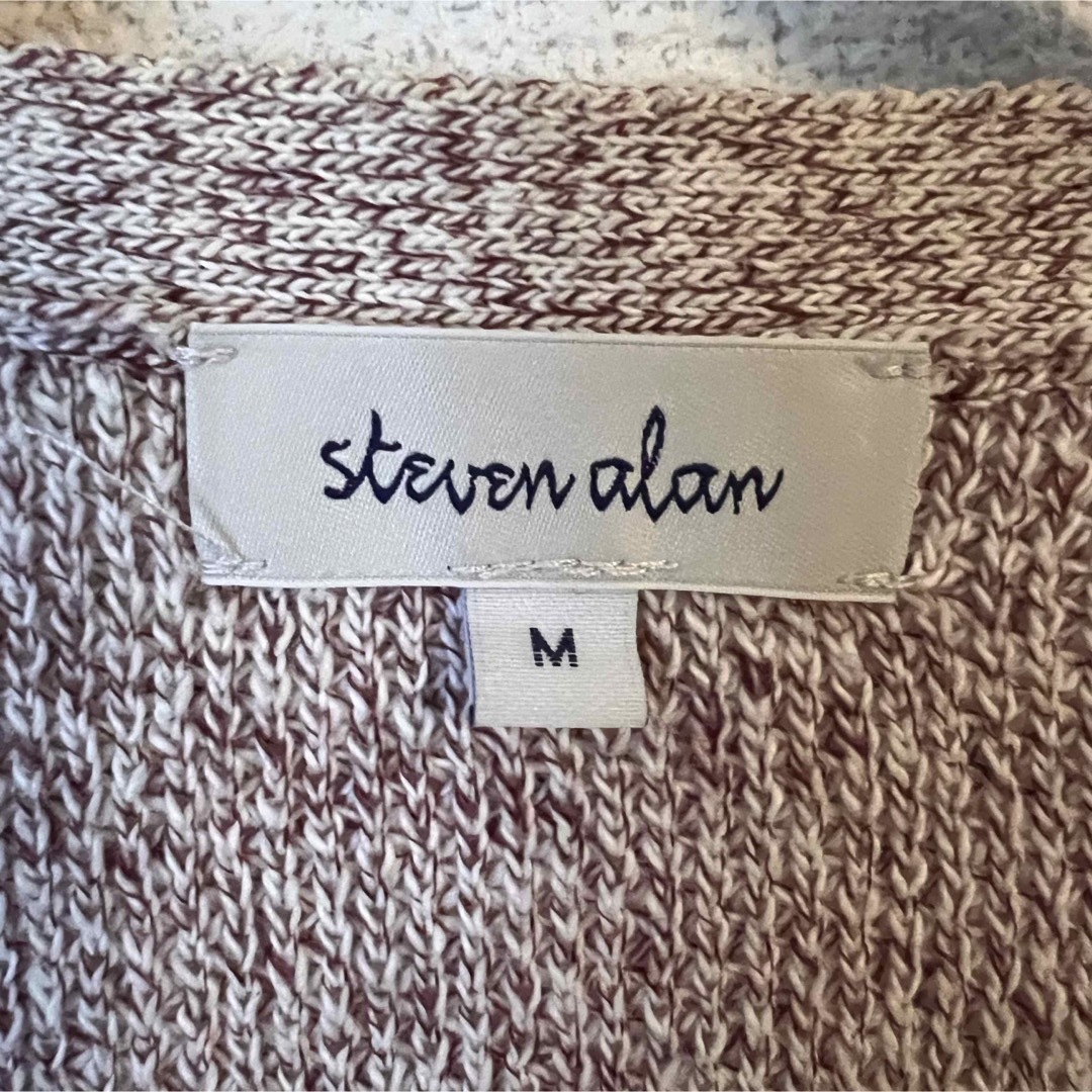 STEVEN ALAN / スティーブンアラン カノコ編みカーディガン M