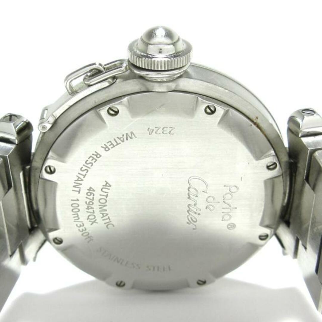 カルティエ 腕時計 パシャC W31074M7 SS 白