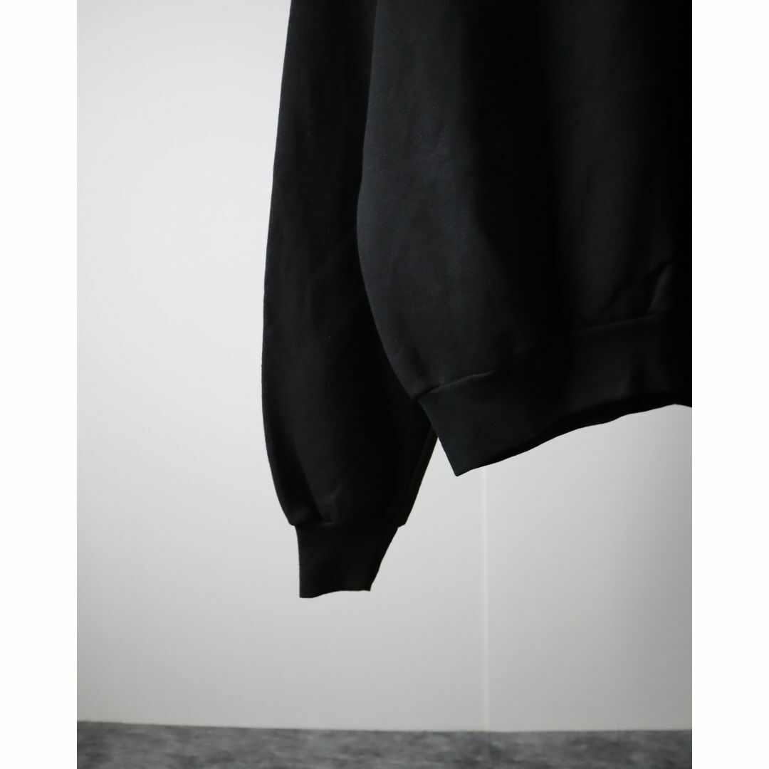 FRUIT OF THE LOOM(フルーツオブザルーム)の【フルーツオブザルーム】80s ネオンカラー 刺繍 スウェット USA製 黒 メンズのトップス(スウェット)の商品写真