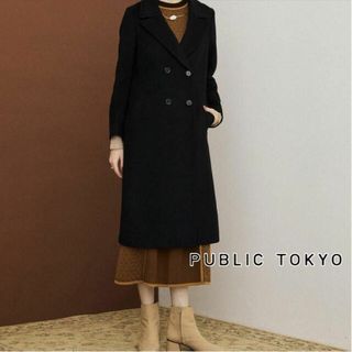 PUBLIC TOKYO - 【PUBLIC TOKYO】カシミヤウールバックフレア