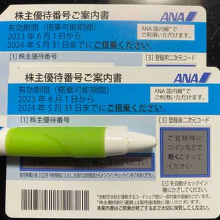 エーエヌエー(ゼンニッポンクウユ)(ANA(全日本空輸))のANA 株主優待券 ２枚(航空券)