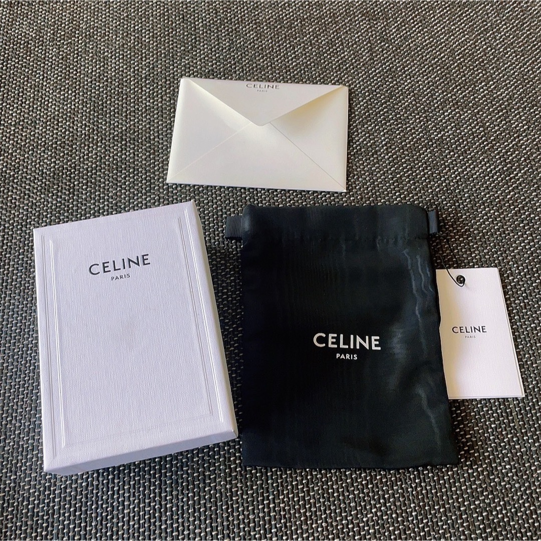 celine - スモールウォレット トリオンフ シャイニースムース