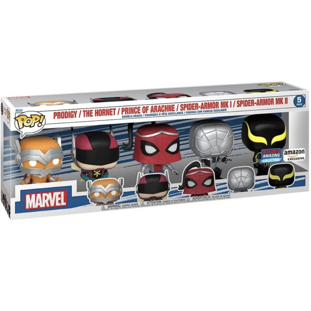 【バラ売り 不可】Funko Pop Marvel スパイダーマン 5個セット