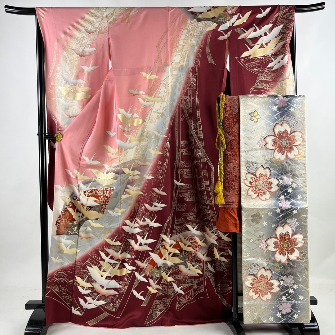 振袖 身丈170.5cm 裄丈66cm M 正絹 秀品-