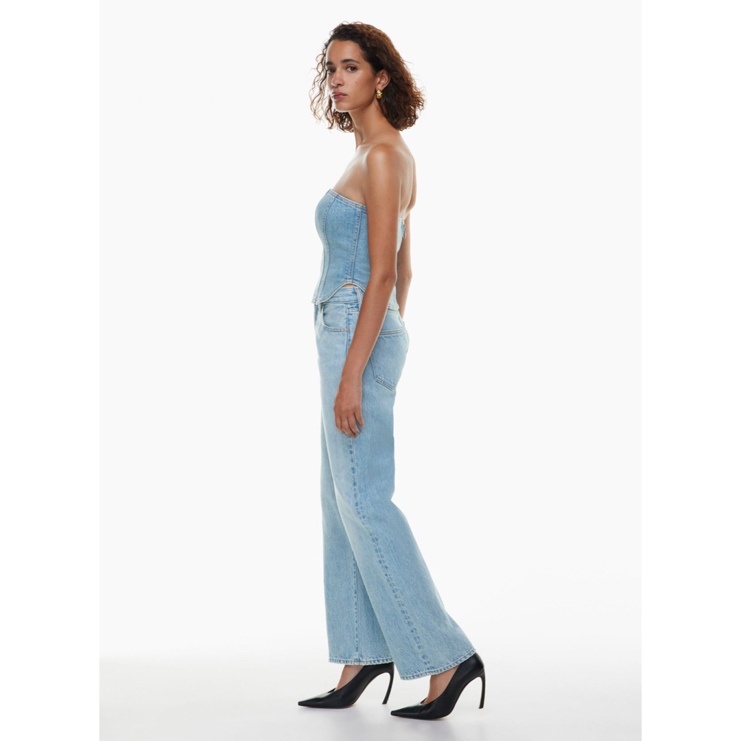 Denim Forum The Farrah Hi-Rise Wide Jean 3