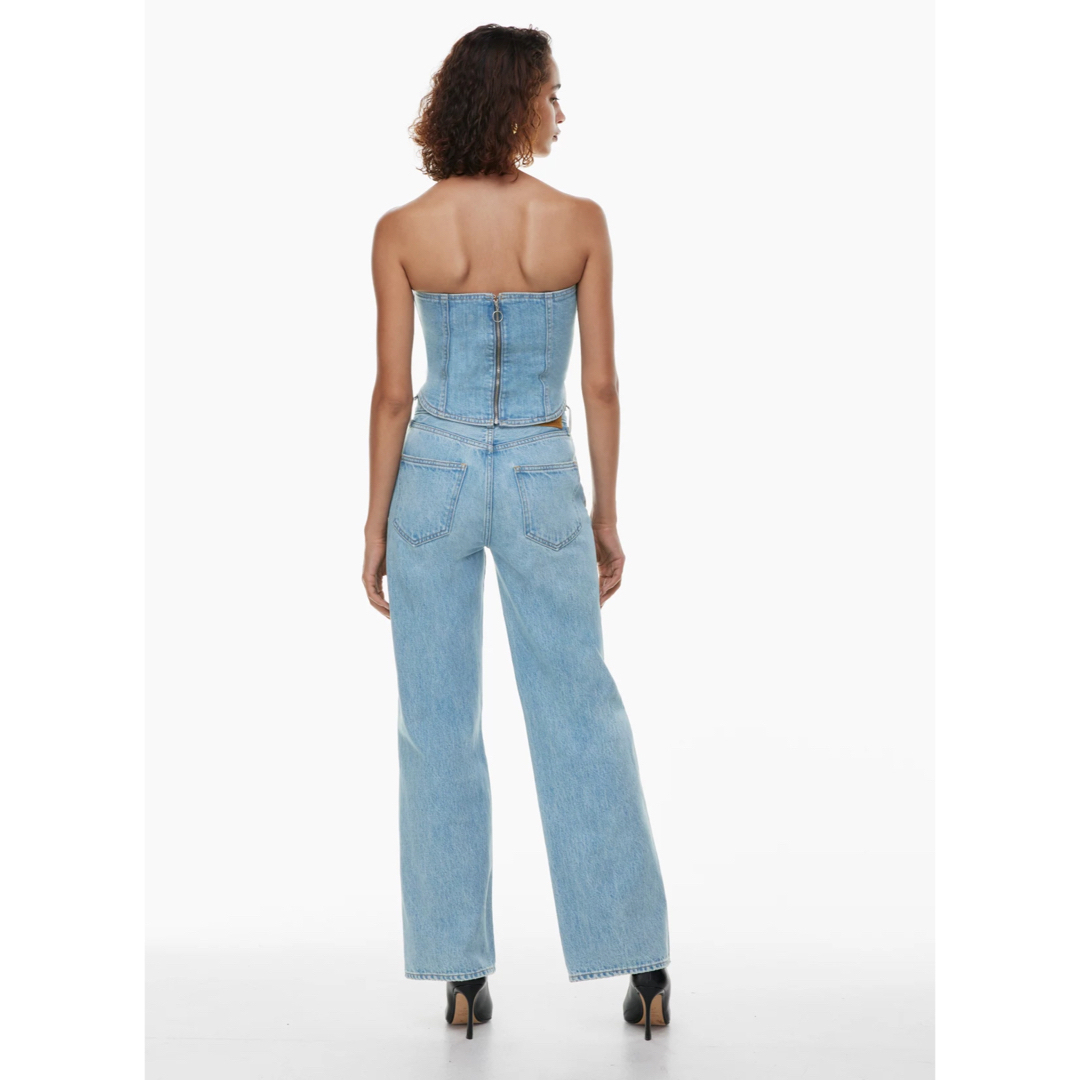 Denim Forum The Farrah Hi-Rise Wide Jean 4