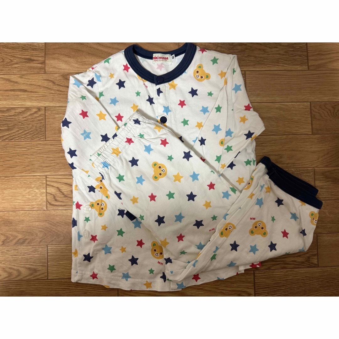 mikihouse(ミキハウス)のミキハウス　パジャマ　90㎝ キッズ/ベビー/マタニティのキッズ服男の子用(90cm~)(パジャマ)の商品写真