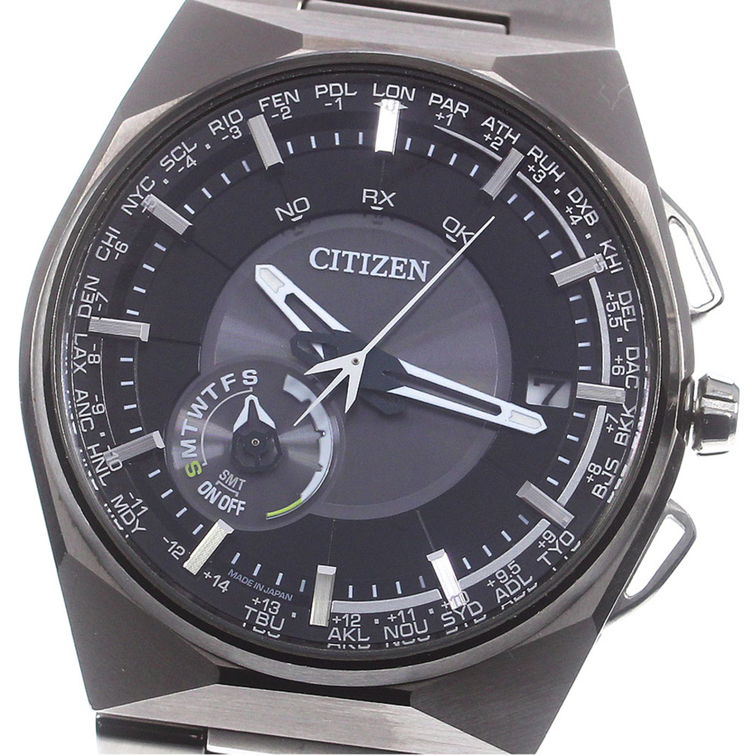 シチズン CITIZEN CC2006-53E/F100-T021077 エコ・ドライブ サテライト ウエーブ ソーラー電波 メンズ 箱・保証書付き_776871