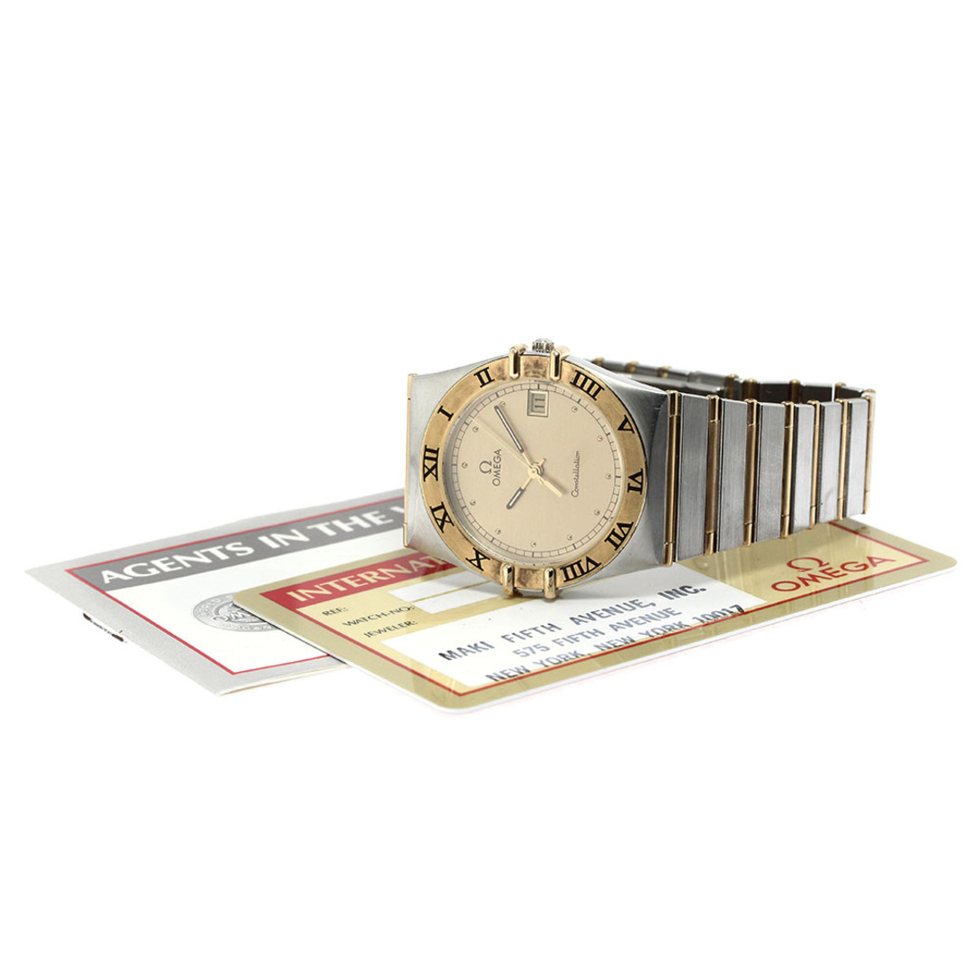 OMEGA(オメガ)のオメガ OMEGA コンステレーション YGベゼル フルバー クォーツ メンズ 保証書付き_779238 メンズの時計(腕時計(アナログ))の商品写真