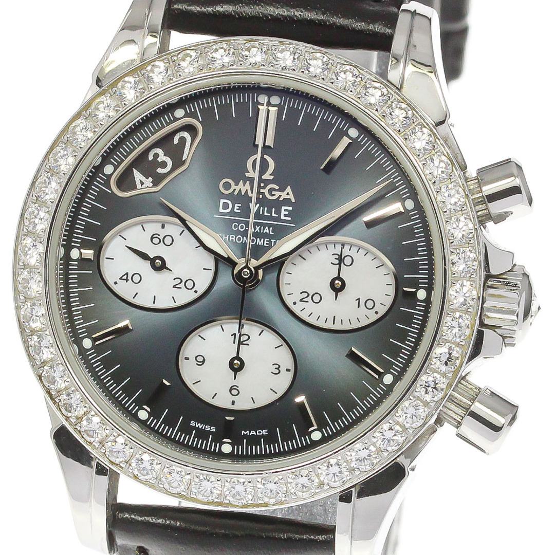 OMEGA(オメガ)のオメガ OMEGA 422.18.35.50.06.001 デビル コーアクシャル クロノグラフ ダイヤベゼル 自動巻き メンズ 箱・保証書付き_770315 メンズの時計(腕時計(アナログ))の商品写真