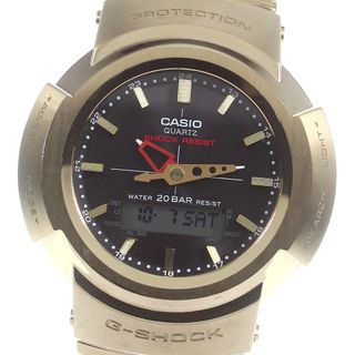 カシオ(CASIO)のカシオ CASIO AWM-500GD-9AJF Gショック ソーラー メンズ 良品 箱・保証書付き_778133(腕時計(デジタル))