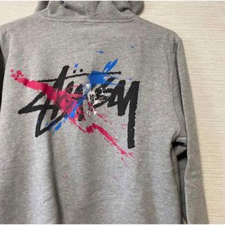 STUSSY - 《ステューシー》正規・新品タグ ビッグロゴ グレー L