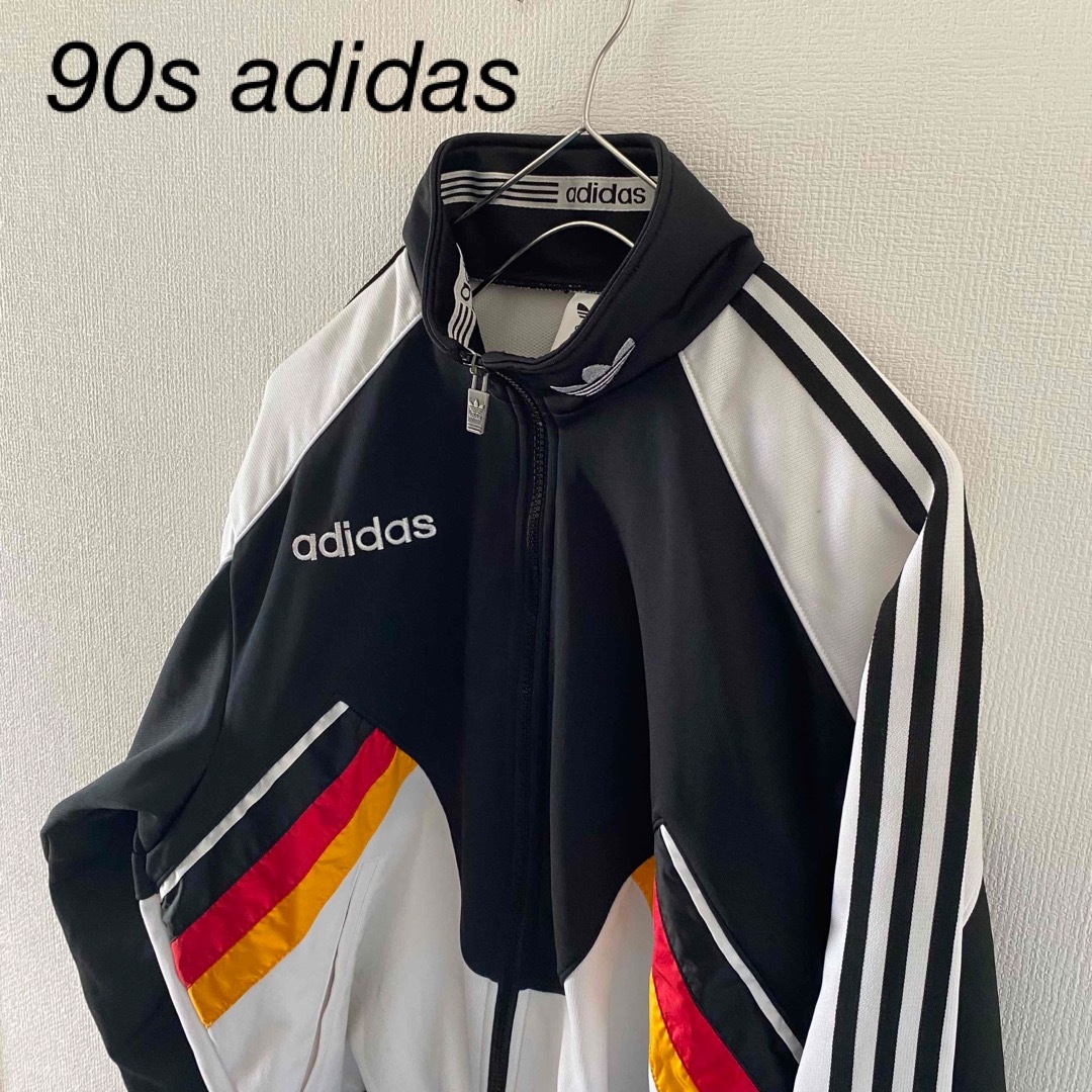 90'sadidasアディダストラックジャケットジャージドイツML長袖メンズ | フリマアプリ ラクマ