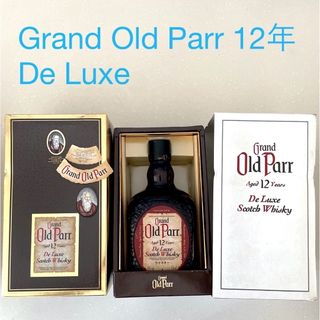 未開封箱入Grand Old Parr 12年 De Luxe他３種セット