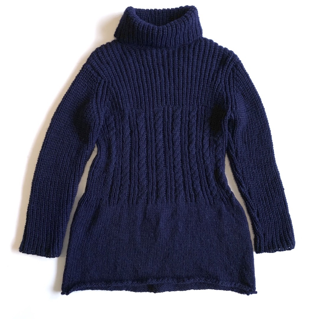 美品》tricot COMME des GARCONS 変形 ケーブルニット-