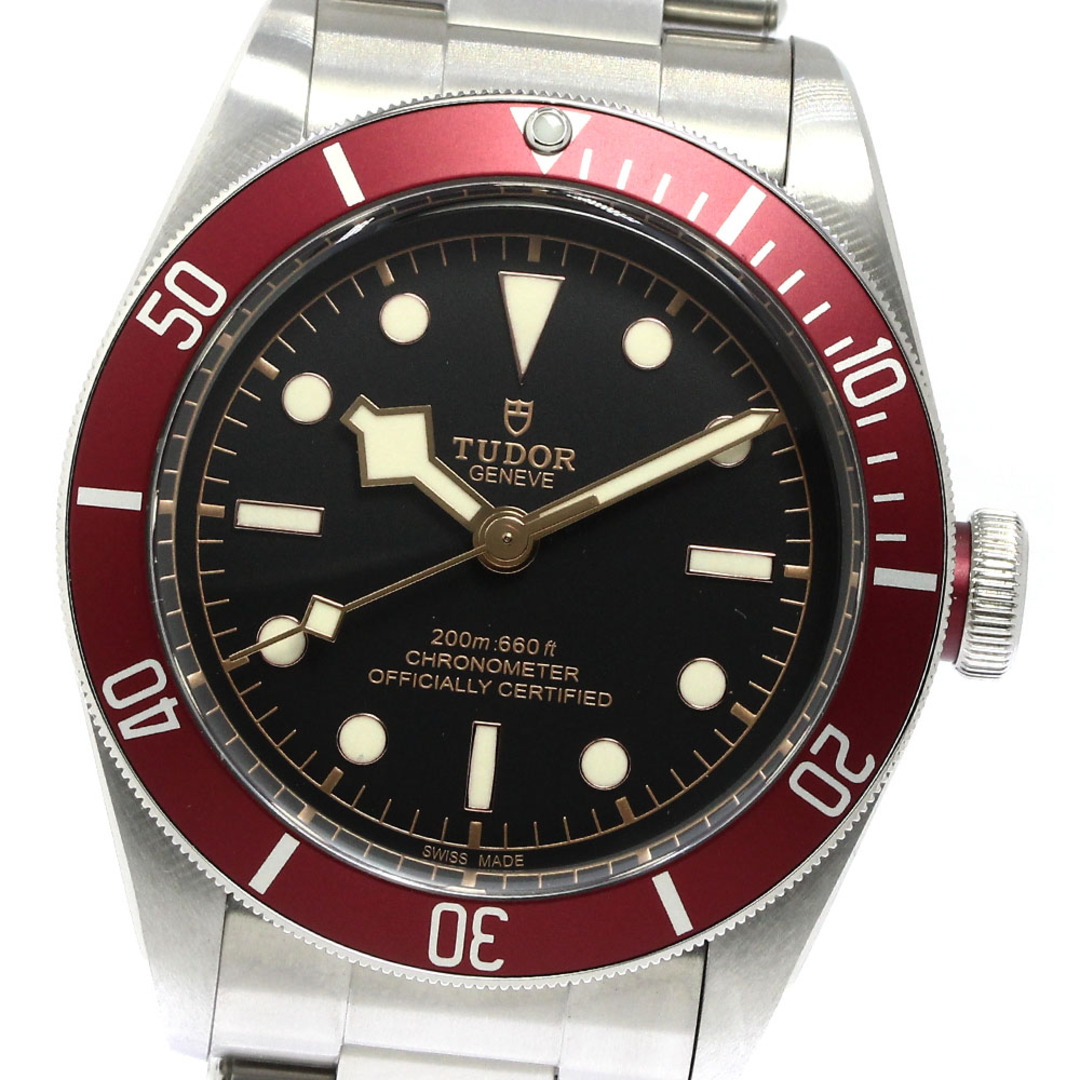 チュードル TUDOR 79230R ヘリテージ ブラックベイ レッドベゼル 自動 ...