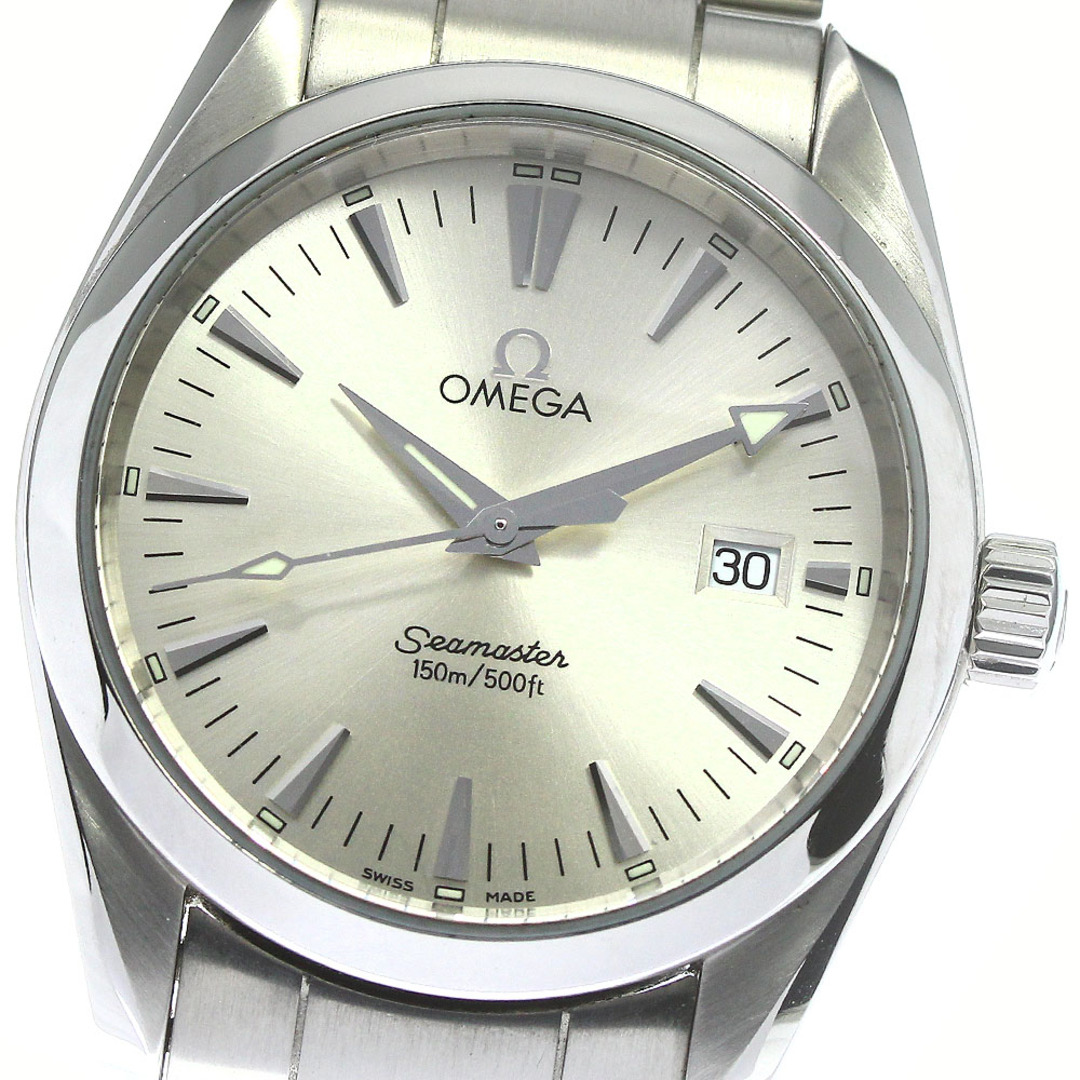 オメガ OMEGA 2518.30 シーマスター アクアテラ デイト クォーツ ボーイズ 良品 _768498