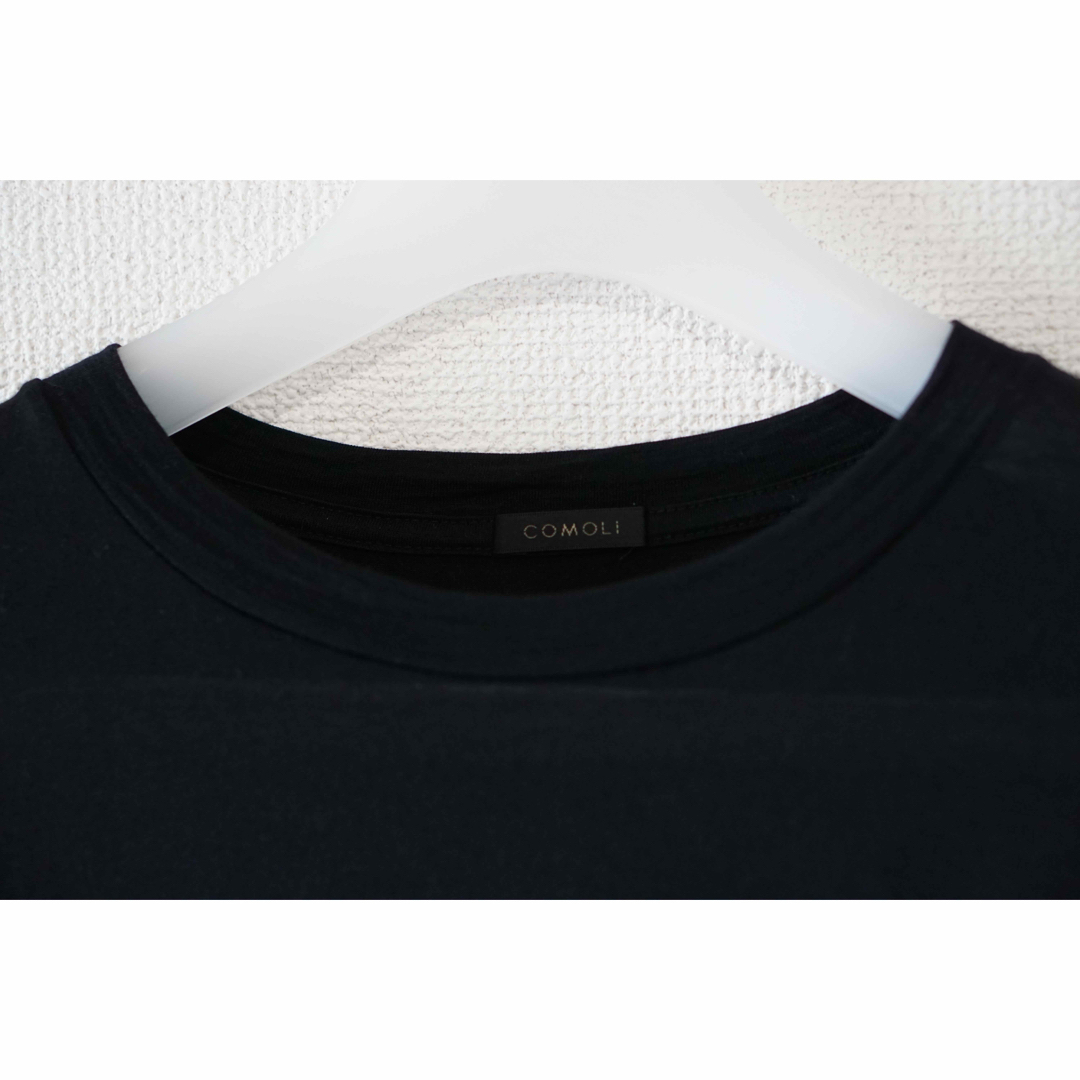 COMOLI(コモリ)のCOMOLI ウール天竺 半袖クルー  メンズのトップス(Tシャツ/カットソー(半袖/袖なし))の商品写真