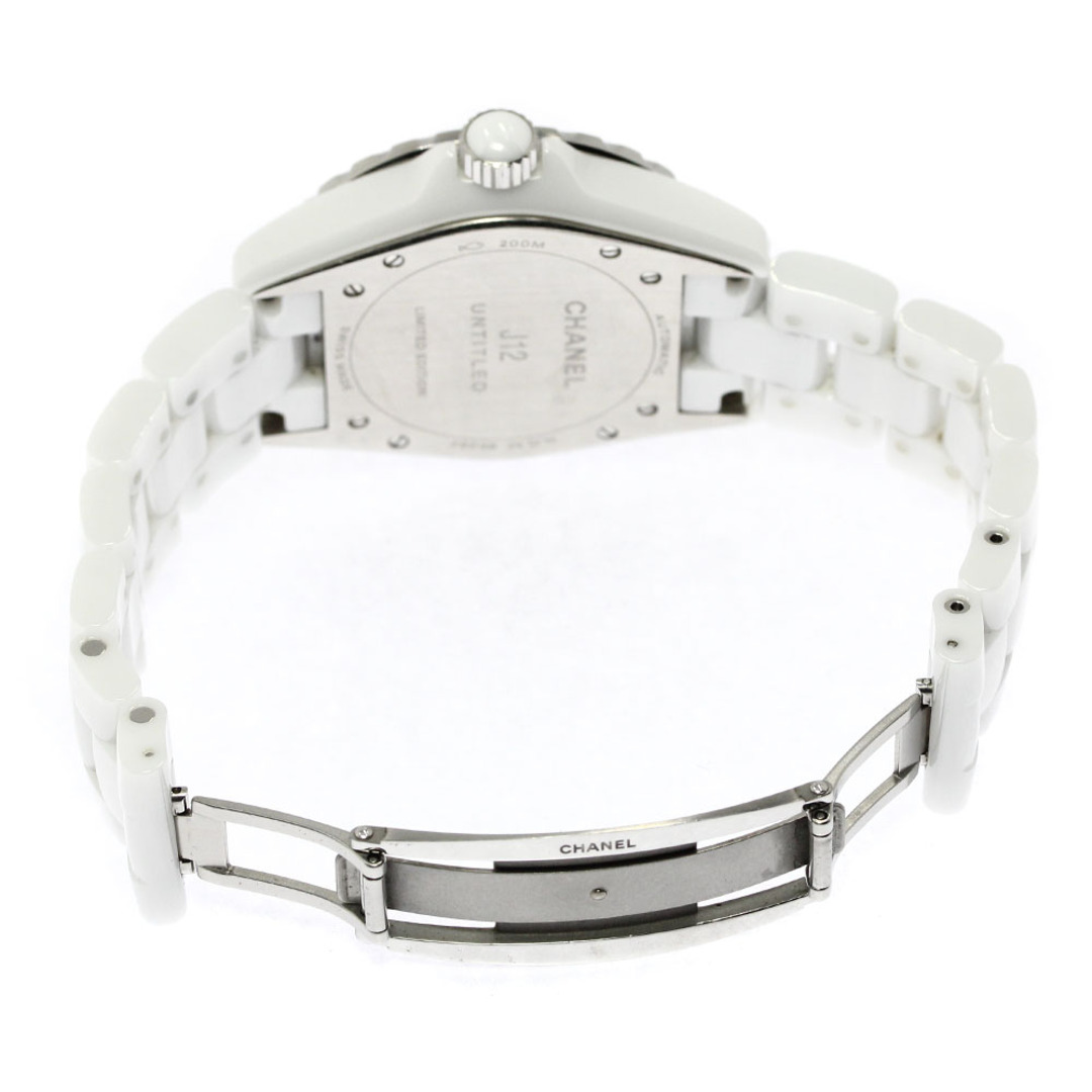 シャネル CHANEL H5582 J12 アンタイトル 38mm 白セラミック 世界限定1200本 自動巻き メンズ 美品 _771667