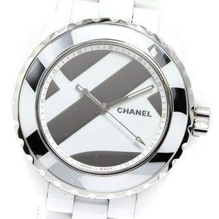 シャネル(CHANEL)のシャネル CHANEL H5582 J12 アンタイトル 38mm 白セラミック 世界限定1200本 自動巻き メンズ 美品 _771667(腕時計(アナログ))