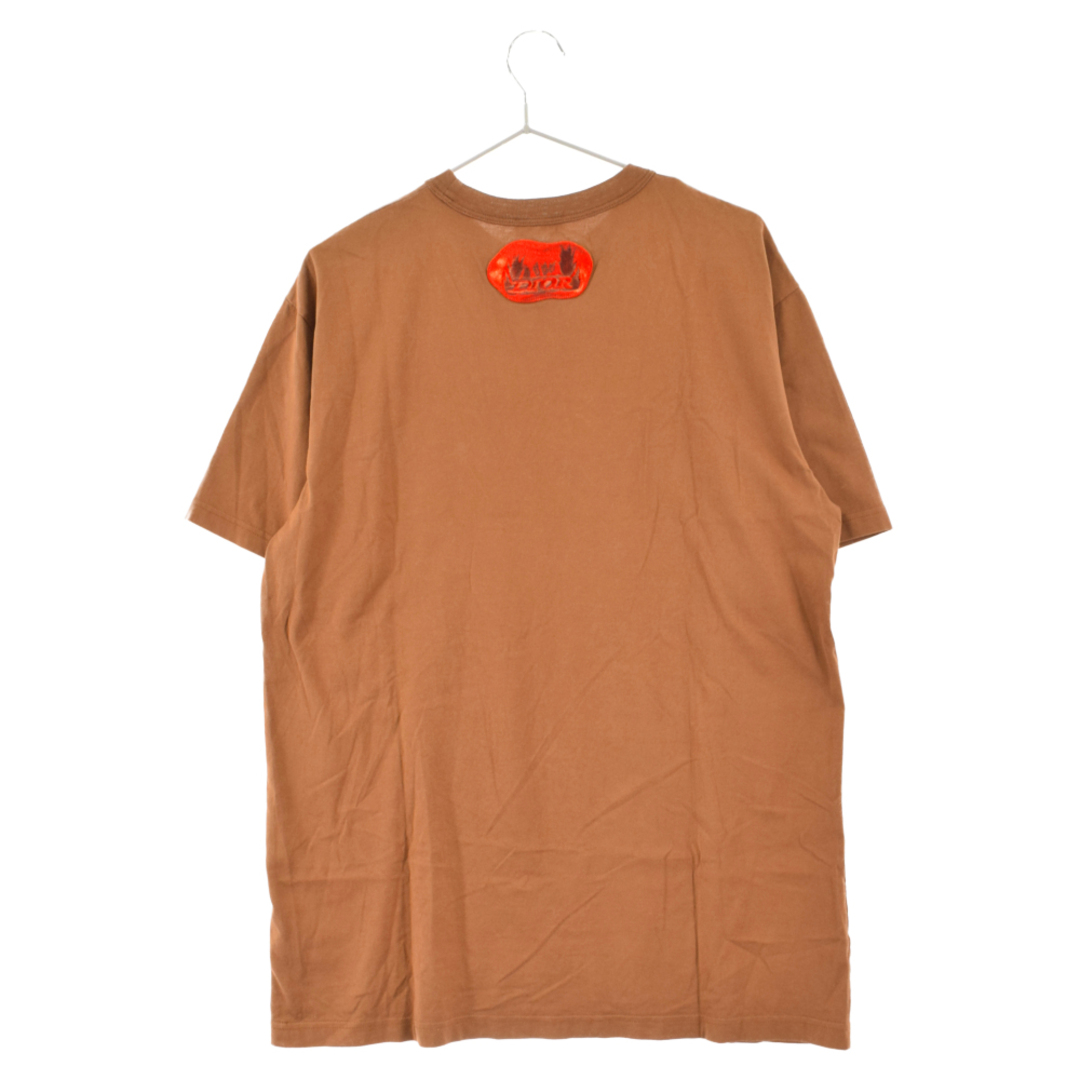 DIOR ディオール 22AW ×Cactus Jack Dior Oversized Tee トラヴィススコット カクタスジャック オーバーサイズ 半袖Tシャツ ブラウン 283J641B0677