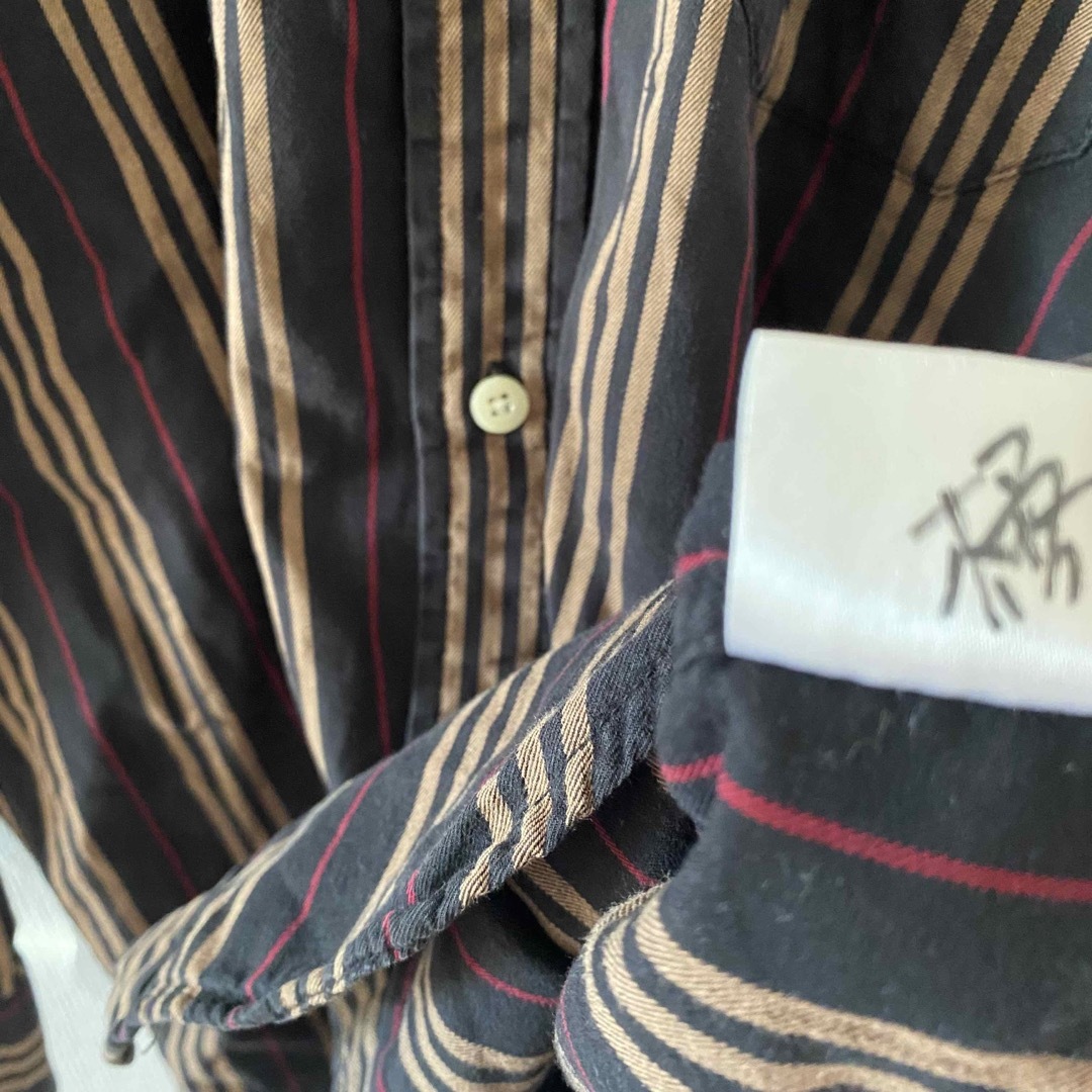 BURBERRY - 【レアカラー】Burberryバーバリーストライプシャツメンズ