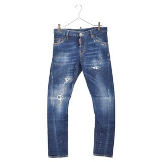 DSQUARED2 ディースクエアード 19SS Sexy Twist Jean ペイントダメージ加工デニムパンツ S74LB0541