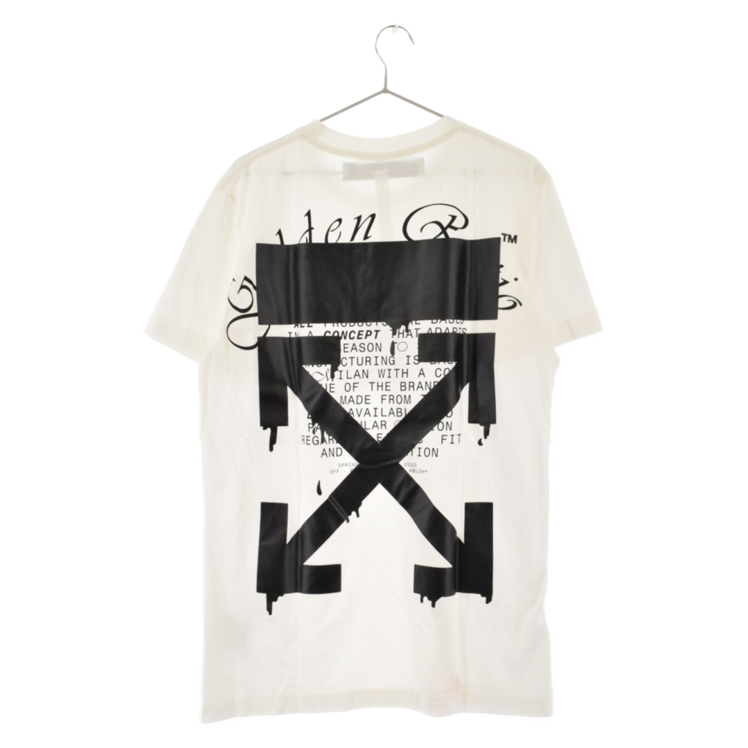 OFF-WHITE オフホワイト DRIPPING ARROWS アロープリント半袖Tシャツ ホワイト OMAA027R20185005 |  フリマアプリ ラクマ