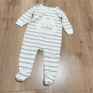 ベビーギャップ(babyGAP)の美品　ベビーギャップ　baby gap 6m-9m 70  足付きロンパース(ロンパース)